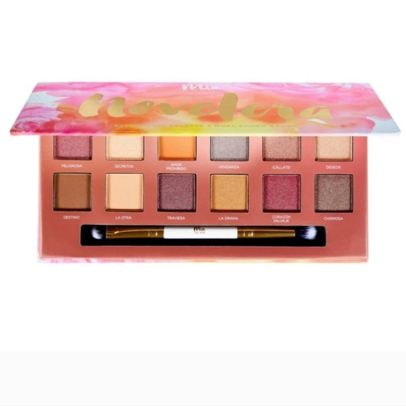 Mia Del Mar Novelera Eyeshadow Palette & Dual Ended Brush - Picture 4 of 10